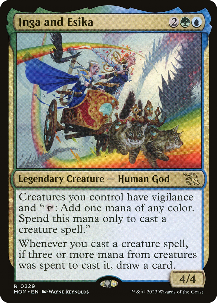 Image of Inga and Esika (MOM-229) - March of the Machine Foil