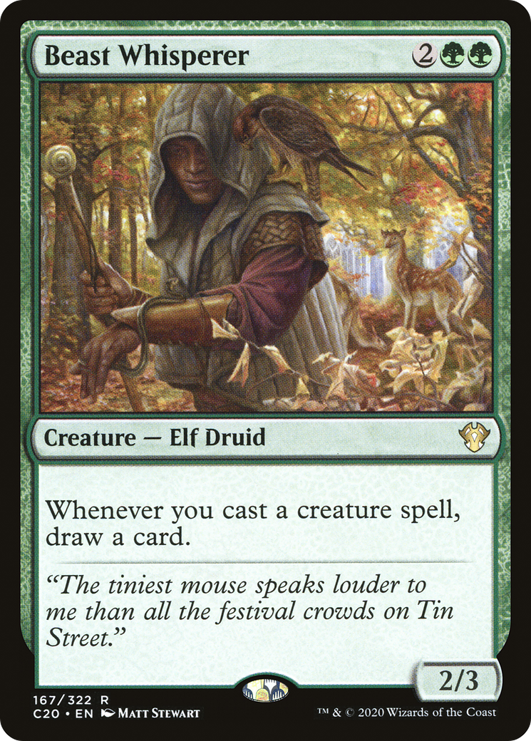 Image of Beast Whisperer (C20-167) - Commander 2020