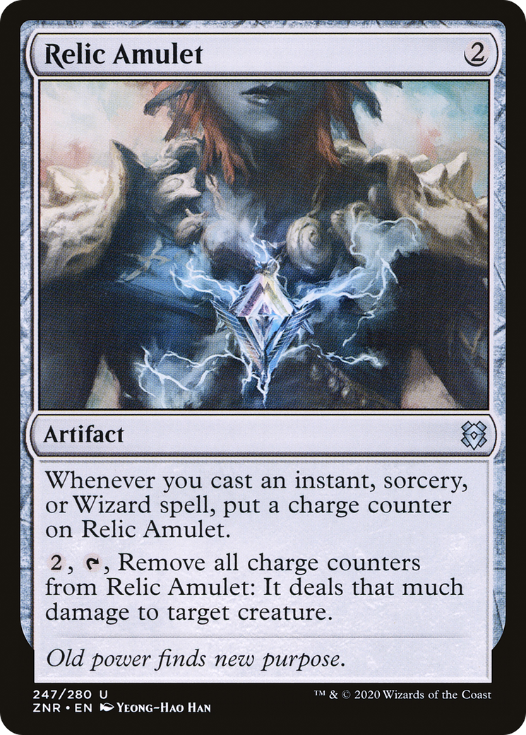 Image of Relic Amulet (ZNR-247) - Zendikar Rising Foil