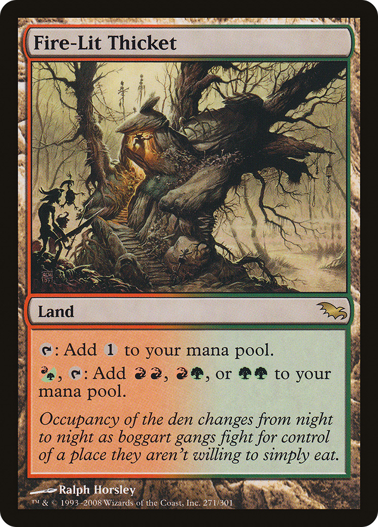 Image of Fire-Lit Thicket (SHM-271) - Shadowmoor
