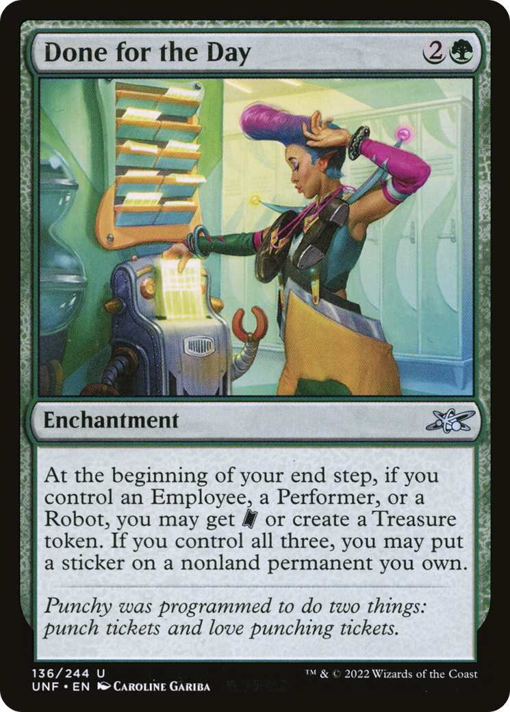 Image of Done for the Day (UNF-136) - Unfinity Foil