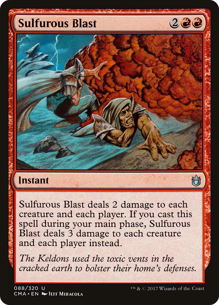 Image of Sulfurous Blast (CMA-088) - Commander Anthology