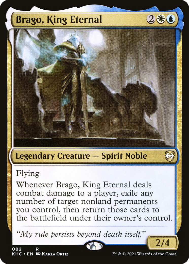 Image of Brago, King Eternal (KHC-082) - Kaldheim Commander