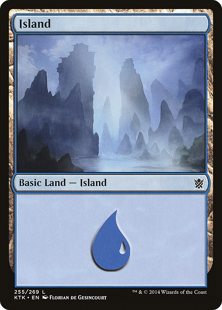 Image of Island (255) (KTK-255) - Khans of Tarkir Foil