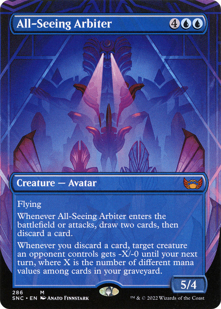 Image of All-Seeing Arbiter (Borderless) (SNC-286) - Streets of New Capenna (Borderless)