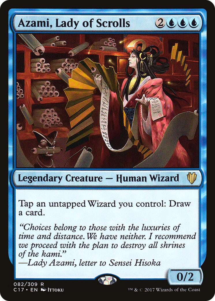 Image of Azami, Lady of Scrolls (C17-082) - Commander 2017