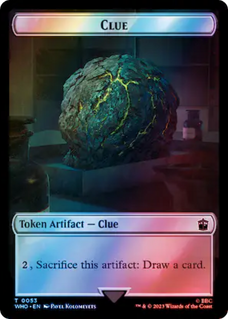 Image of Clue (TWHO-053) - Doctor Who Tokens Foil
