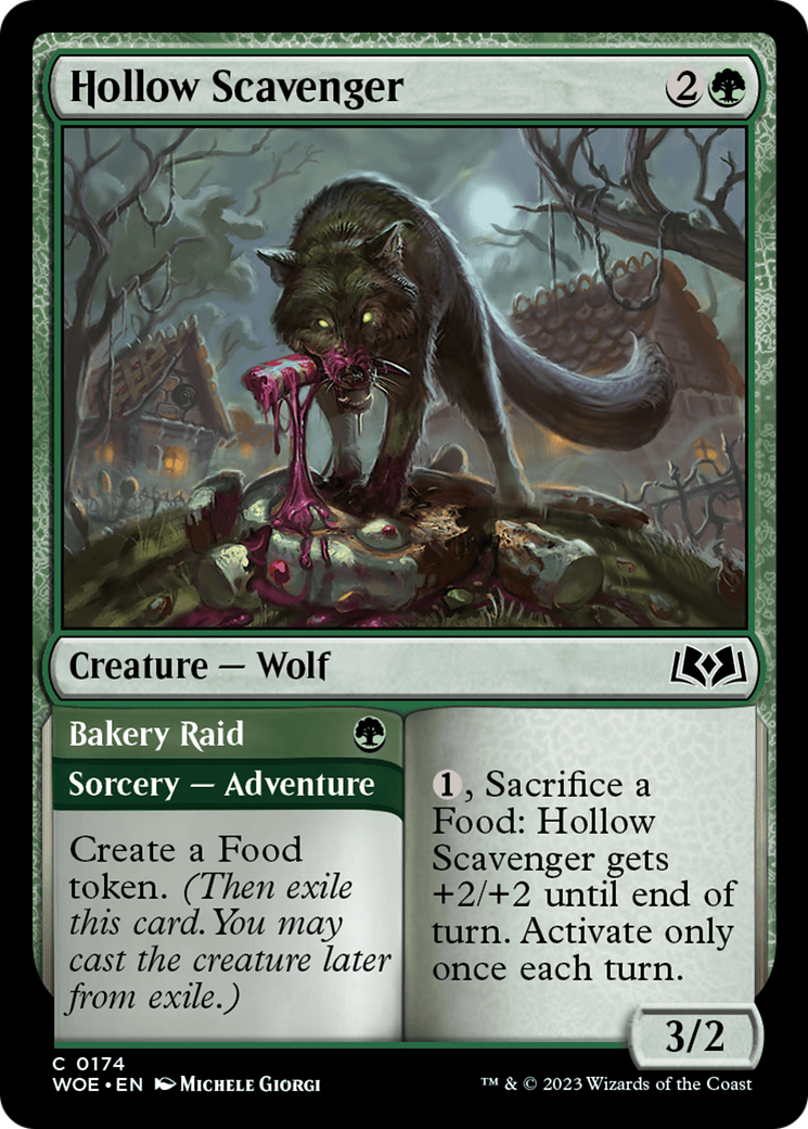 Image of Hollow Scavenger (WOE-174) - Wilds of Eldraine Foil