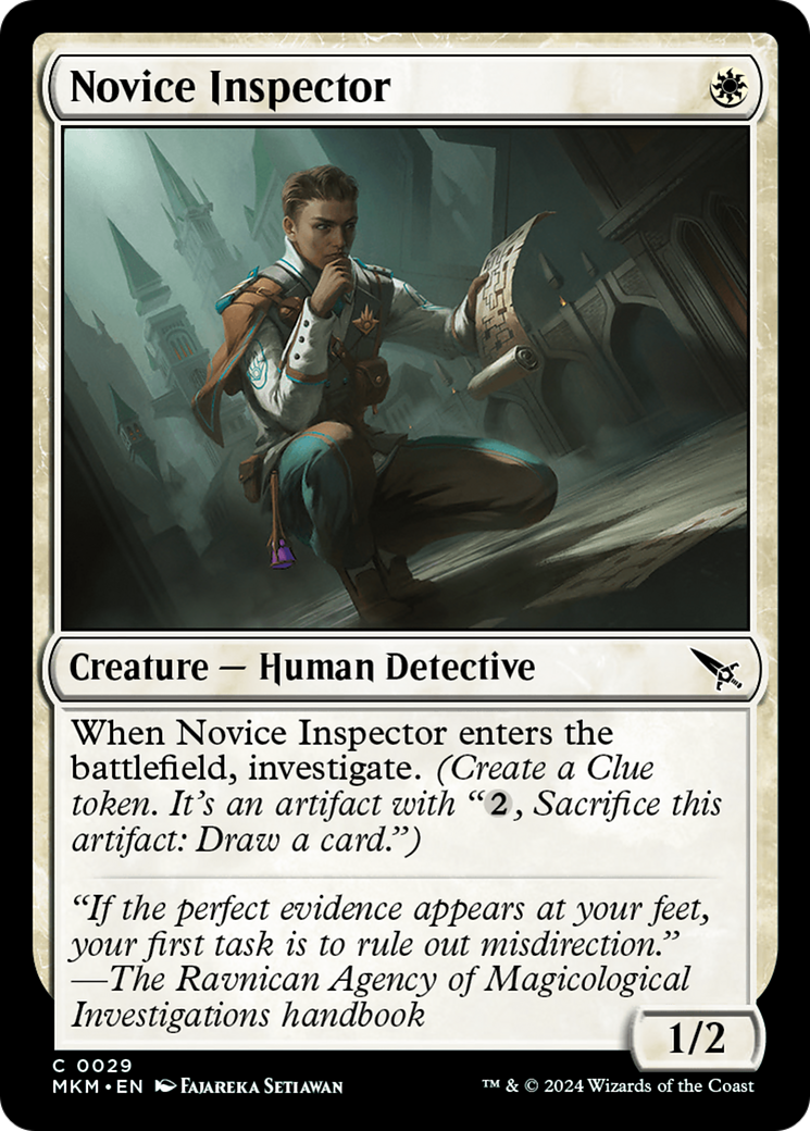 Image of Novice Inspector (MKM-029) - Murders at Karlov Manor