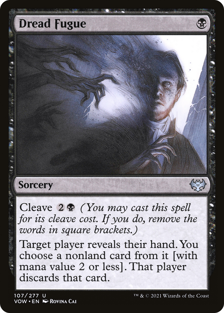 Image of Dread Fugue (VOW-107) - Innistrad: Crimson Vow