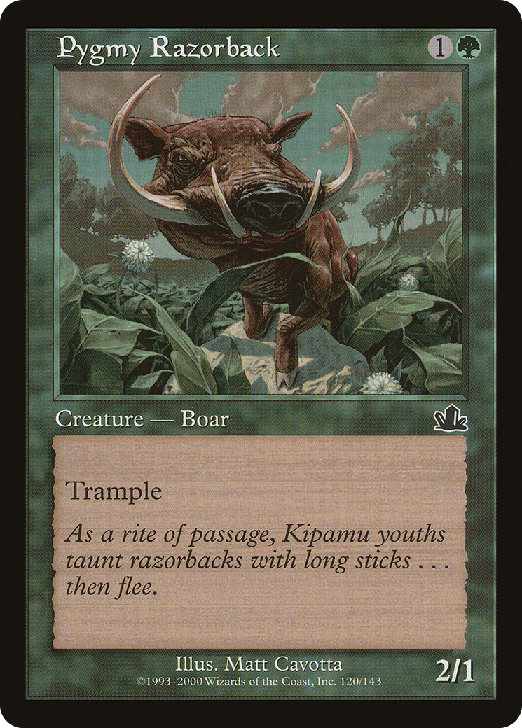 Image of Pygmy Razorback (PCY-120) - Prophecy Foil