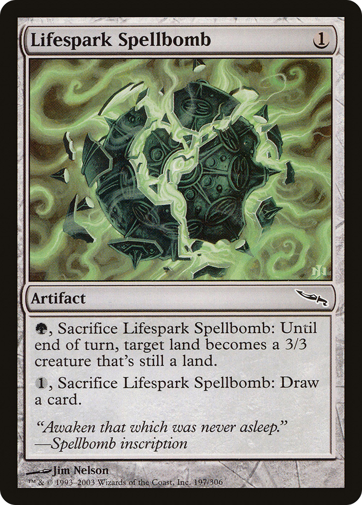 Image of Lifespark Spellbomb (MRD-197) - Mirrodin