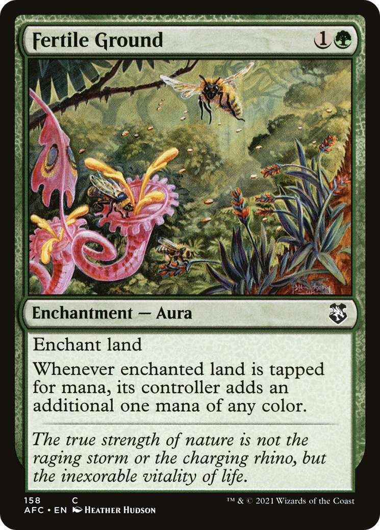 Image of Fertile Ground (AFC-158) - Forgotten Realms Commander