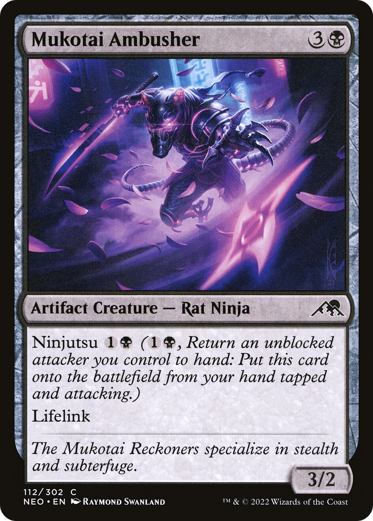 Image of Mukotai Ambusher (NEO-112) - Kamigawa: Neon Dynasty