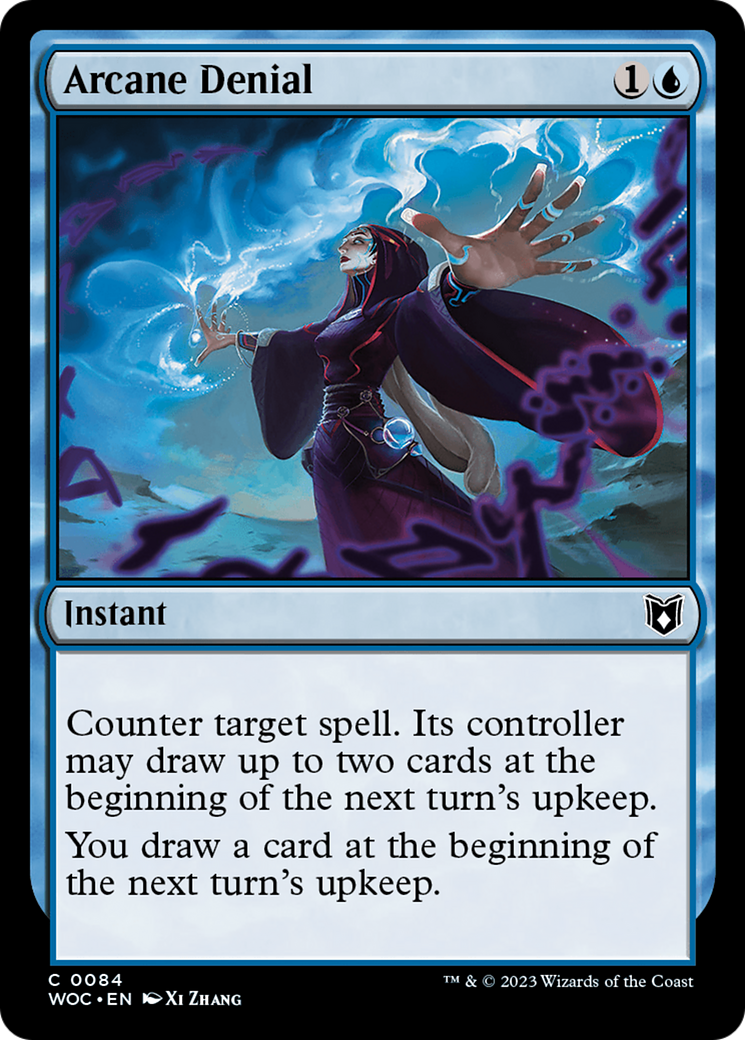 Image of Arcane Denial (WOC-084) - Wilds of Eldraine Commander
