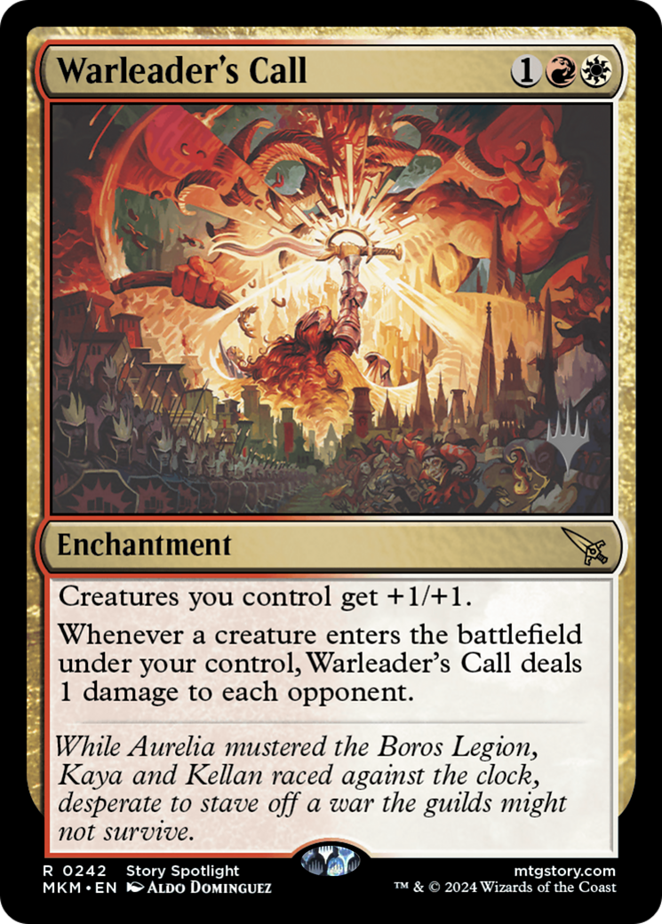 Image of Warleader's Call (PPMKM-242) - Murders at Karlov Manor Promos Foil