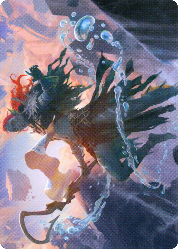 Image of Expedition Diviner // Expedition Diviner (AZNR-047) - Zendikar Rising Art Series (Borderless)