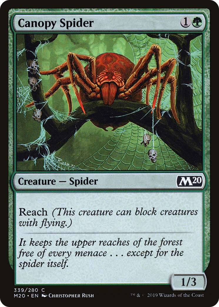 Image of Canopy Spider (M20-339) - Core Set 2020
