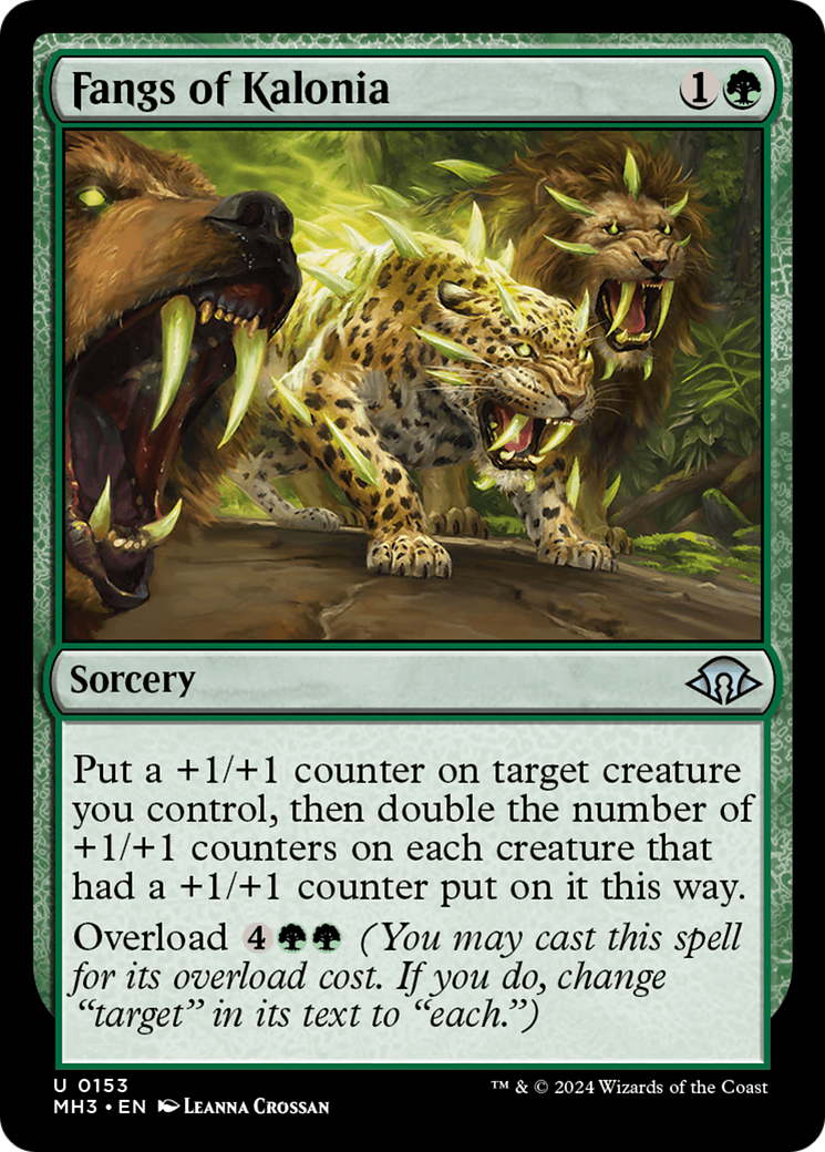 Image of Fangs of Kalonia (MH3-153) - Modern Horizons 3 Foil