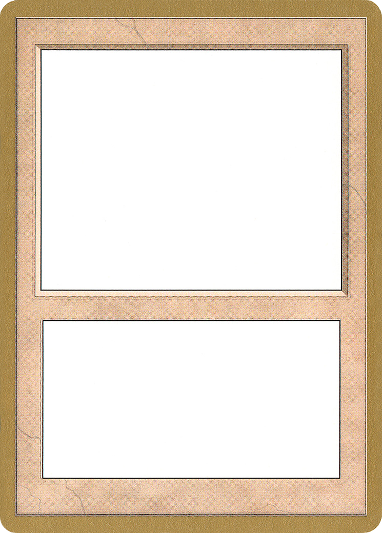 Image of Blank Card (PTC-000) - Pro Tour Collector Set