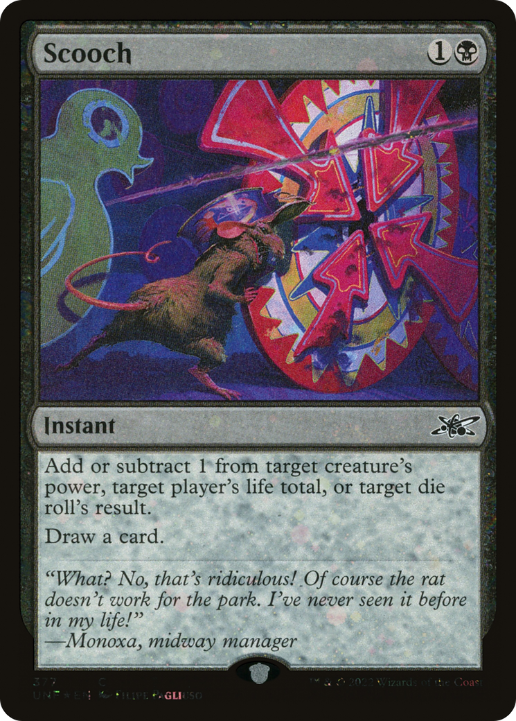 Image of Scooch (Galaxy Foil) (UNF-377) - Unfinity Foil