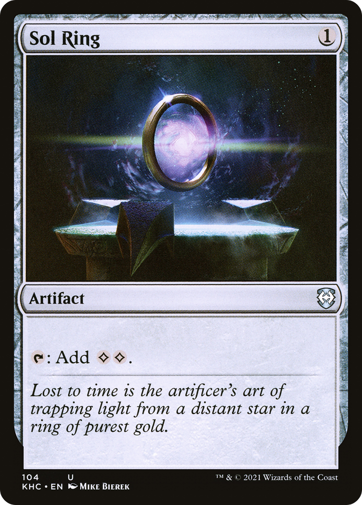 Image of Sol Ring (KHC-104) - Kaldheim Commander