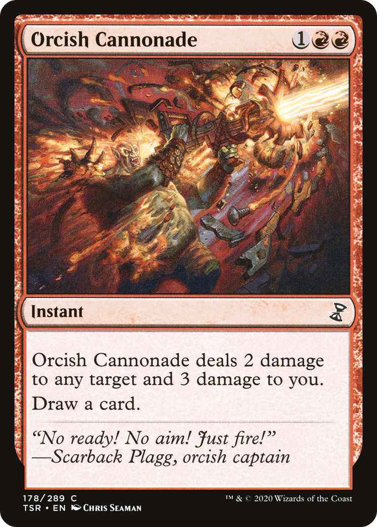 Image of Orcish Cannonade (TSR-178) - Time Spiral Remastered Foil
