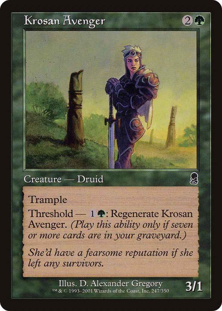 Image of Krosan Avenger (ODY-247) - Odyssey Foil