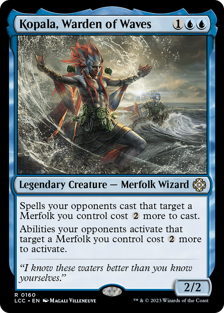 Image of Kopala, Warden of Waves (LCC-160) - The Lost Caverns of Ixalan Commander