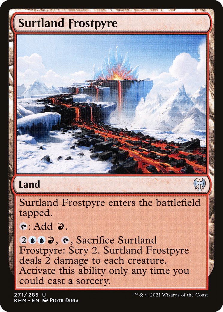 Image of Surtland Frostpyre (KHM-271) - Kaldheim Foil