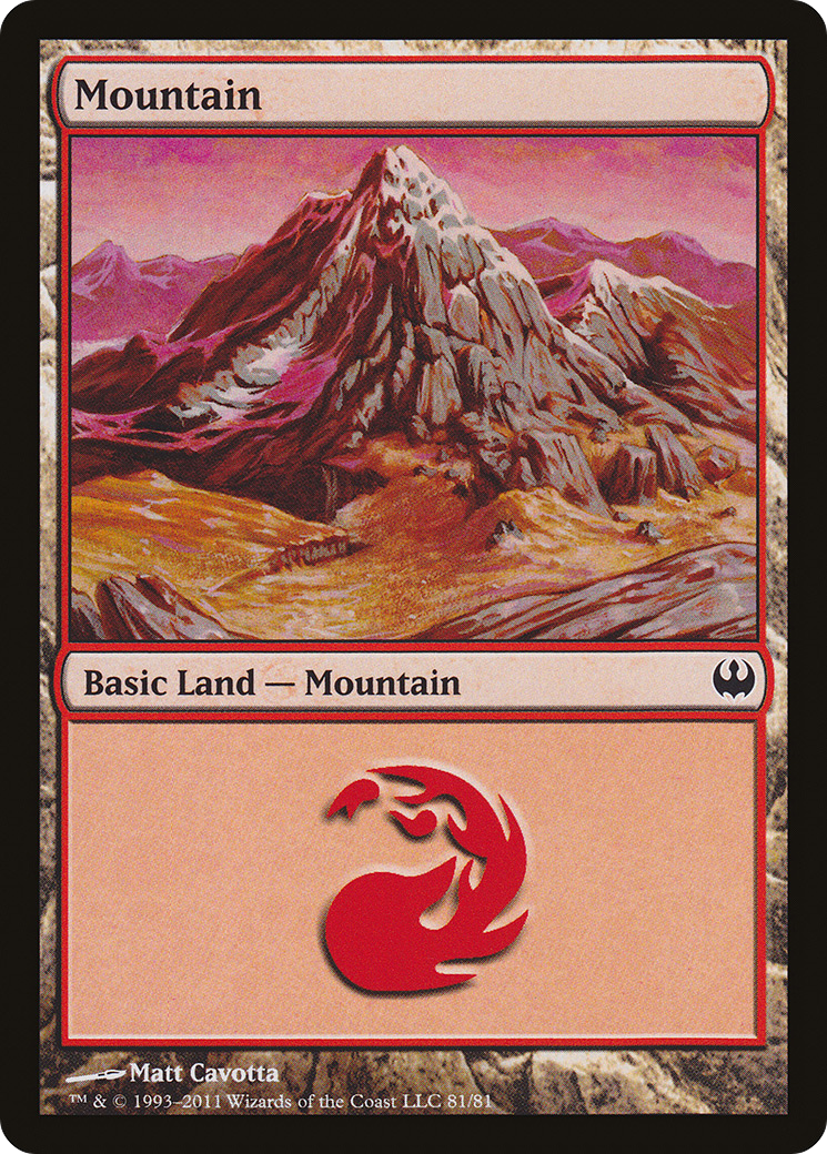 Image of Mountain (81) (DDG-081) - Duel Decks: Knights vs. Dragons