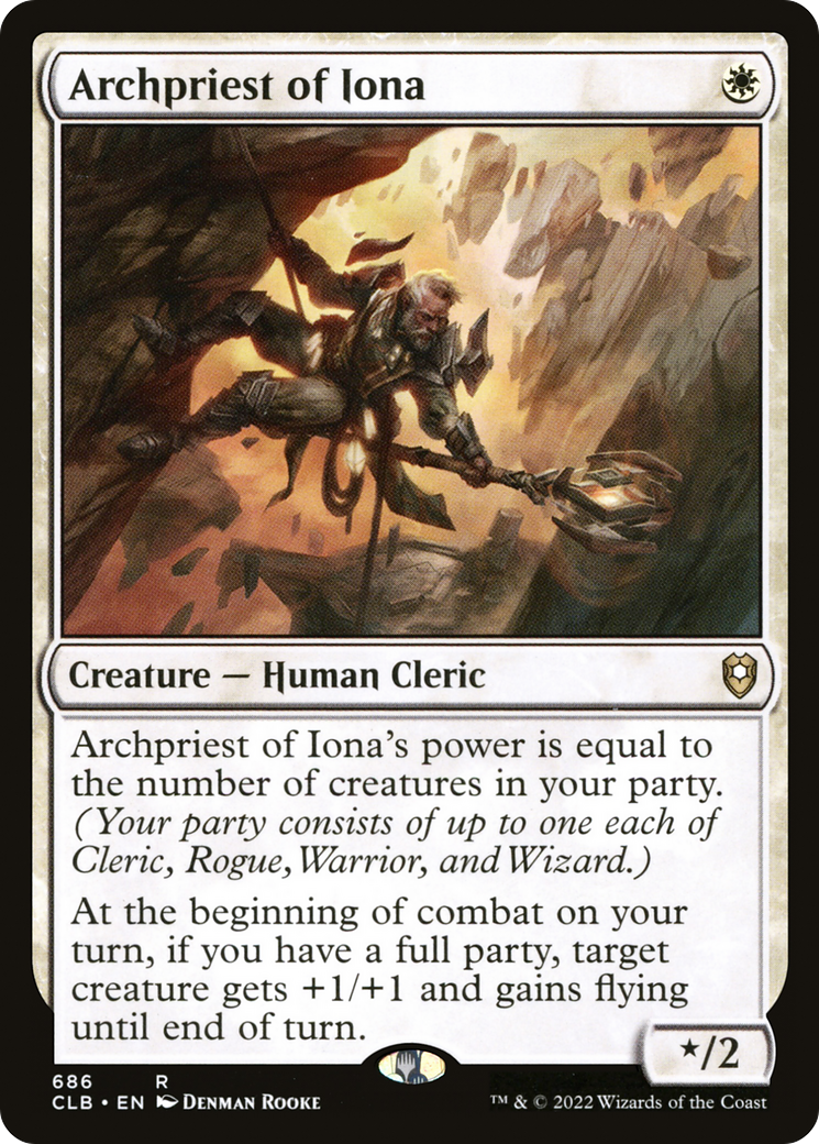 Image of Archpriest of Iona (CLB-686) - Commander Legends: Battle for Baldur's Gate