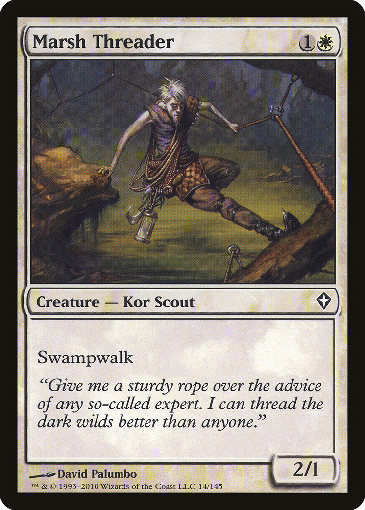 Image of Marsh Threader (WWK-014) - Worldwake Foil