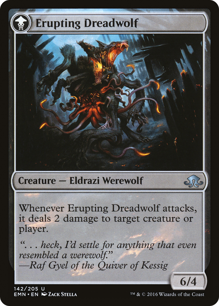 Image of Smoldering Werewolf (EMN-142) - Eldritch Moon: (mooneldrazidfc) Foil