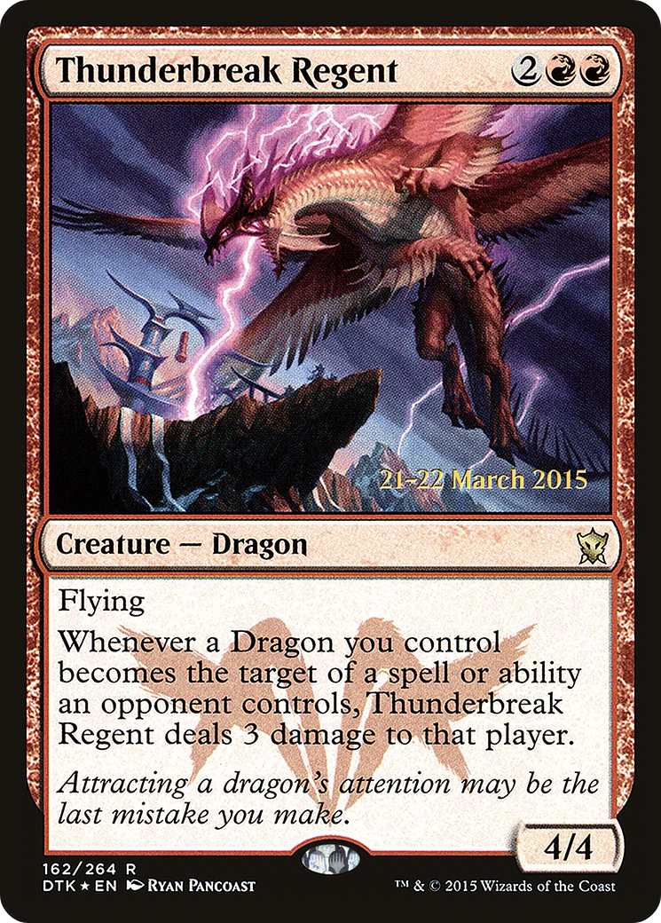 Image of Thunderbreak Regent (PRE-162) - Dragons of Tarkir Promos Foil