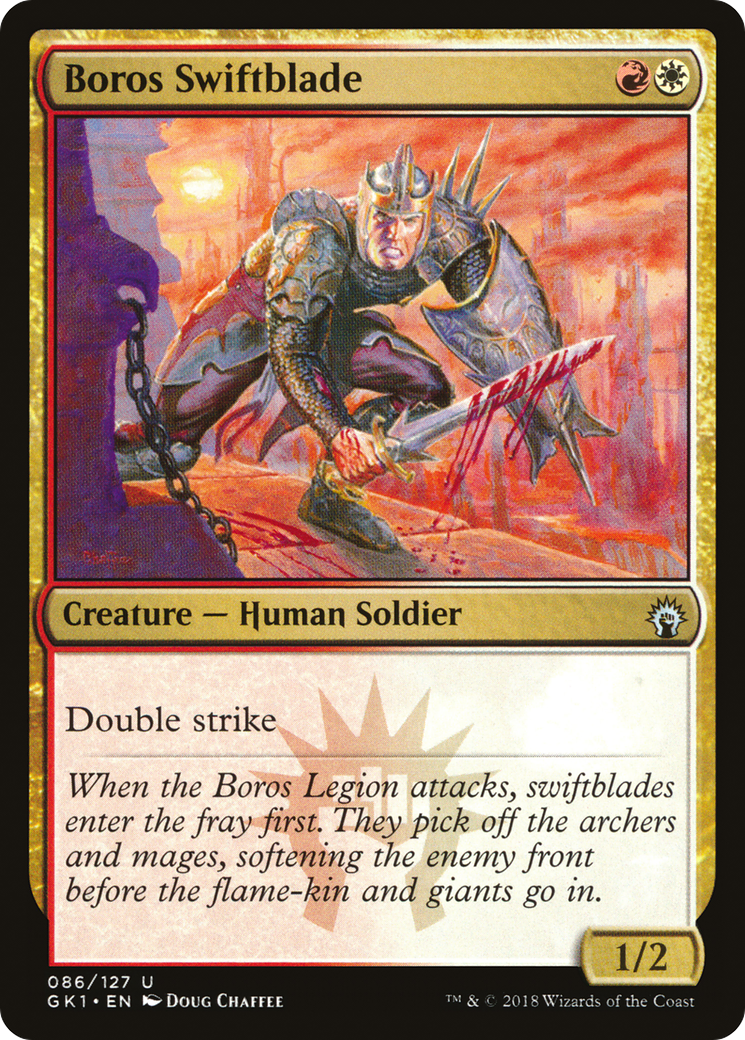 Image of Boros Swiftblade (GR1-086) - GRN Guild Kit