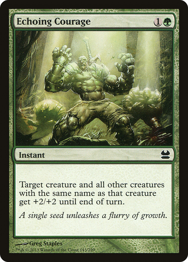 Image of Echoing Courage (MMA-143) - Modern Masters Foil