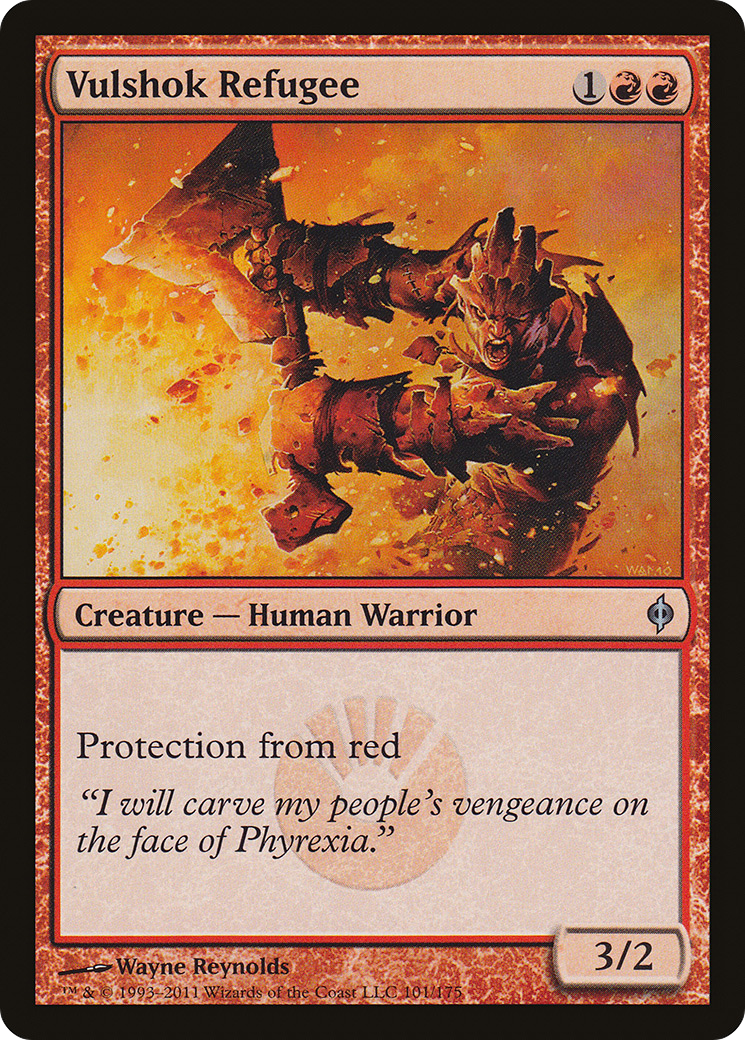 Image of Vulshok Refugee (NPH-101) - New Phyrexia