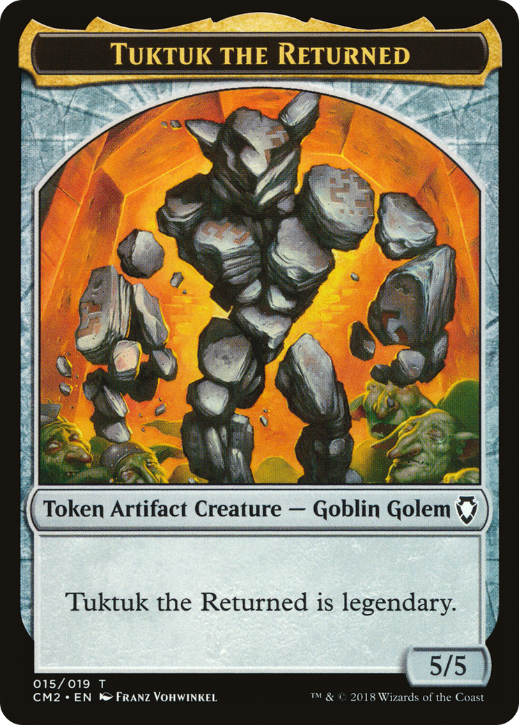 Image of Tuktuk the Returned Token (CM2-015) - Commander Anthology Volume II Tokens