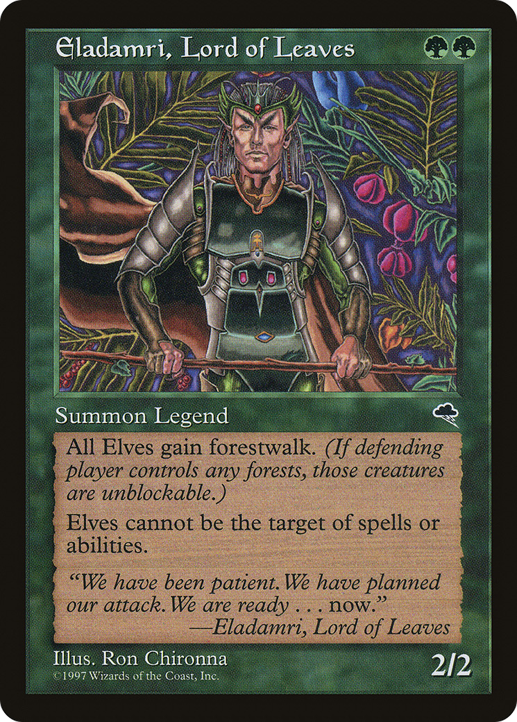 Image of Eladamri, Lord of Leaves (TMP-224) - Tempest