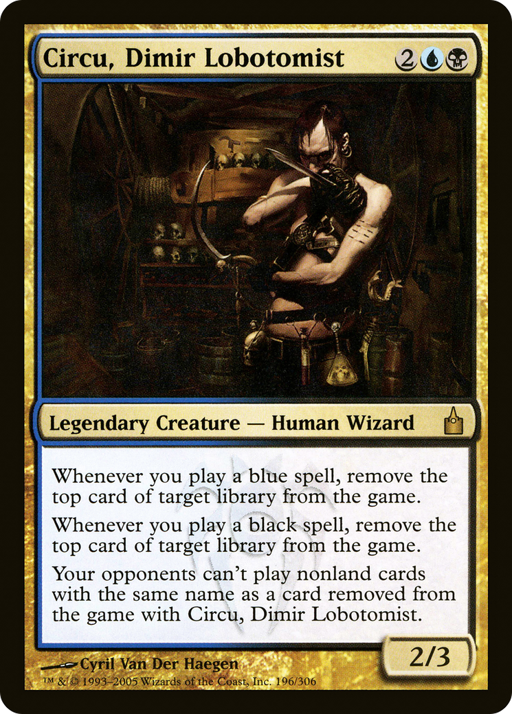 Image of Circu, Dimir Lobotomist (RAV-196) - Ravnica: City of Guilds