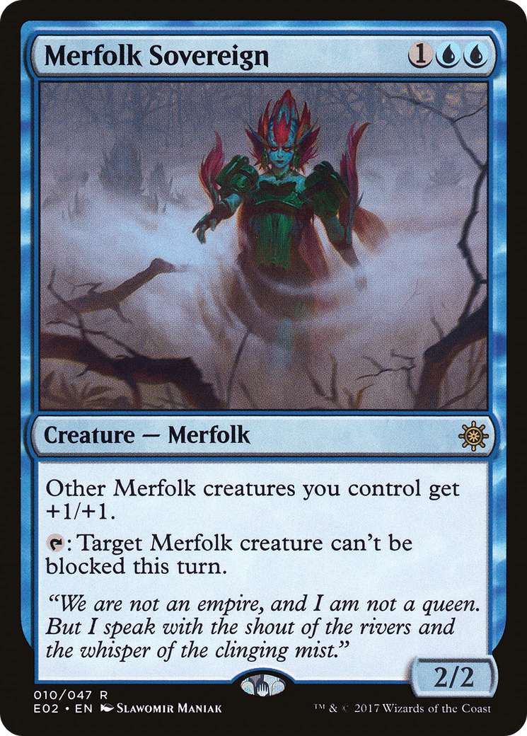 Image of Merfolk Sovereign (E02-010) - Explorers of Ixalan
