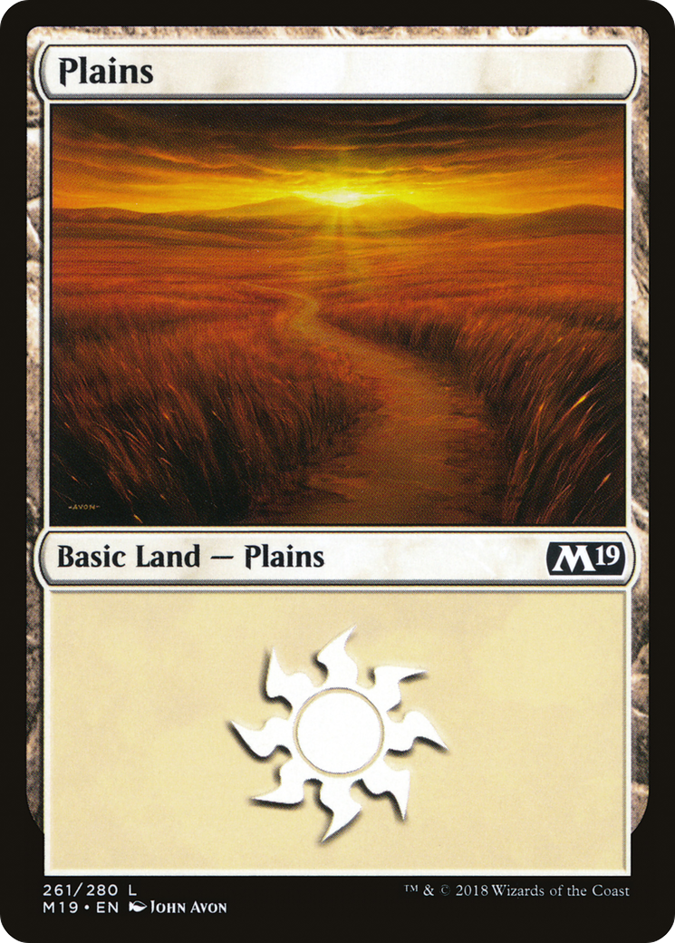 Image of Plains (261) (M19-261) - Core Set 2019