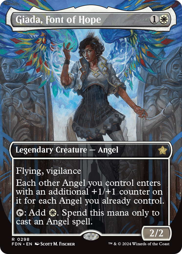 Image of Giada, Font of Hope (Borderless) (FDN-298) - Foundations (Borderless) Foil