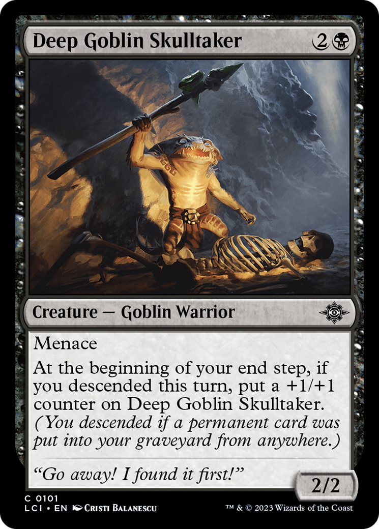 Image of Deep Goblin Skulltaker (LCI-101) - The Lost Caverns of Ixalan