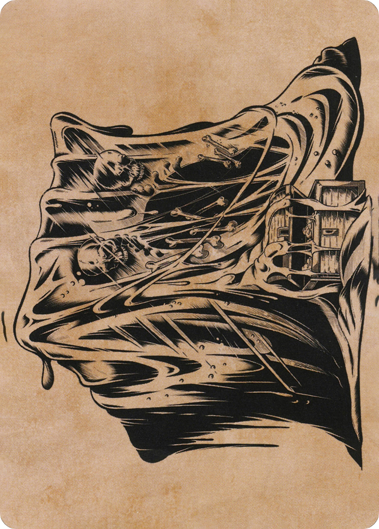 Image of Gelatinous Cube // Gelatinous Cube (AAFR-071) - Adventures in the Forgotten Realms Art Series (Borderless)