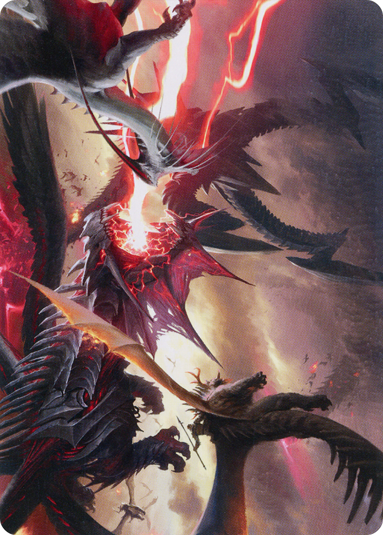 Image of Invasion of Tarkir // Invasion of Tarkir (AMOM-034) - March of the Machine Art Series (Borderless) Foil