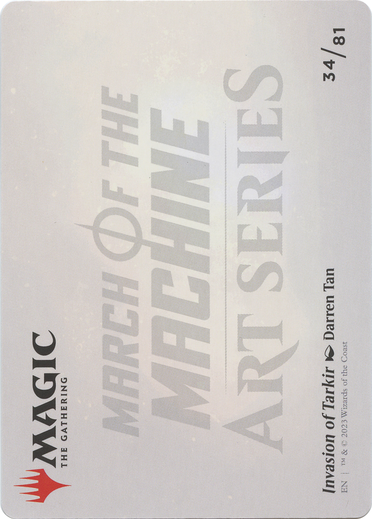 Image of Invasion of Tarkir // Invasion of Tarkir (AMOM-034) - March of the Machine Art Series (Borderless)