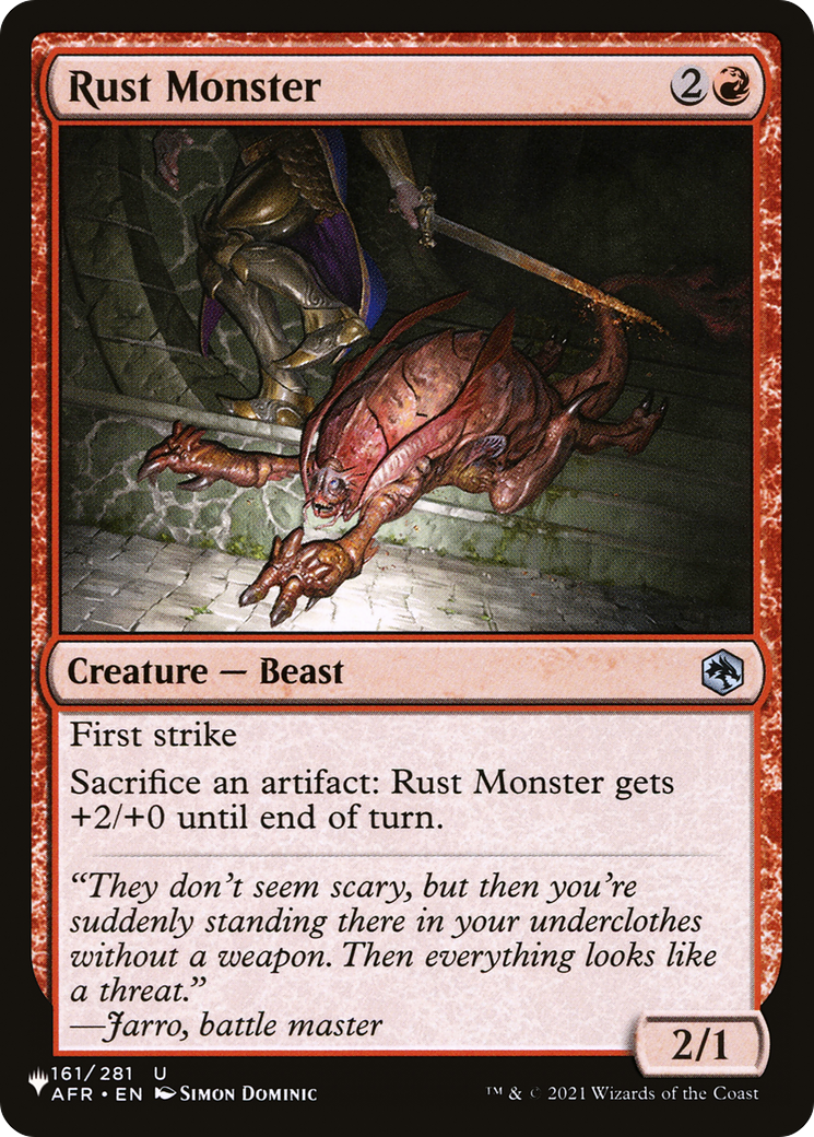 Image of Rust Monster (LIST-AFR-161) - The List