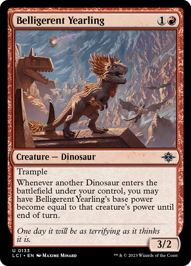 Image of Belligerent Yearling (LCI-133) - The Lost Caverns of Ixalan